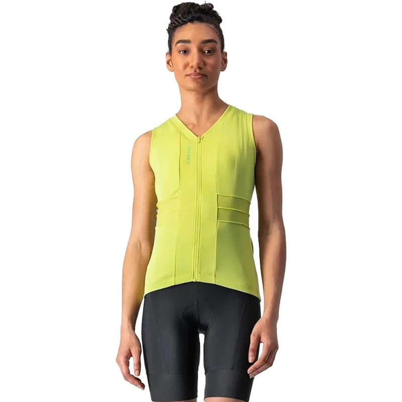 CASTELLI 4523043-244 Anima 4 Sleeveless Women's T-Shirt Bright Lime/Absinthe S