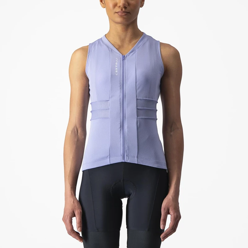 CASTELLI 4523043-534 Anima 4 Sleeveless Women's T-Shirt Violet Mist/Ivory M