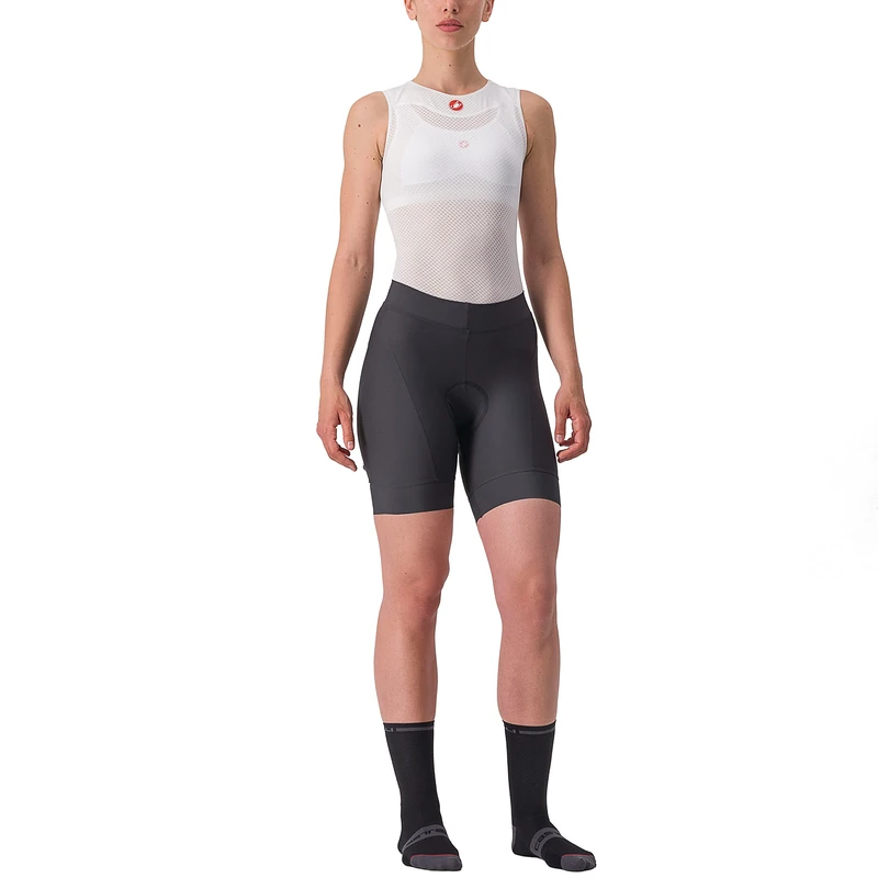 CASTELLI 4520063-866 Prima Short Women's Shorts Dark Gray/Soft Orange S