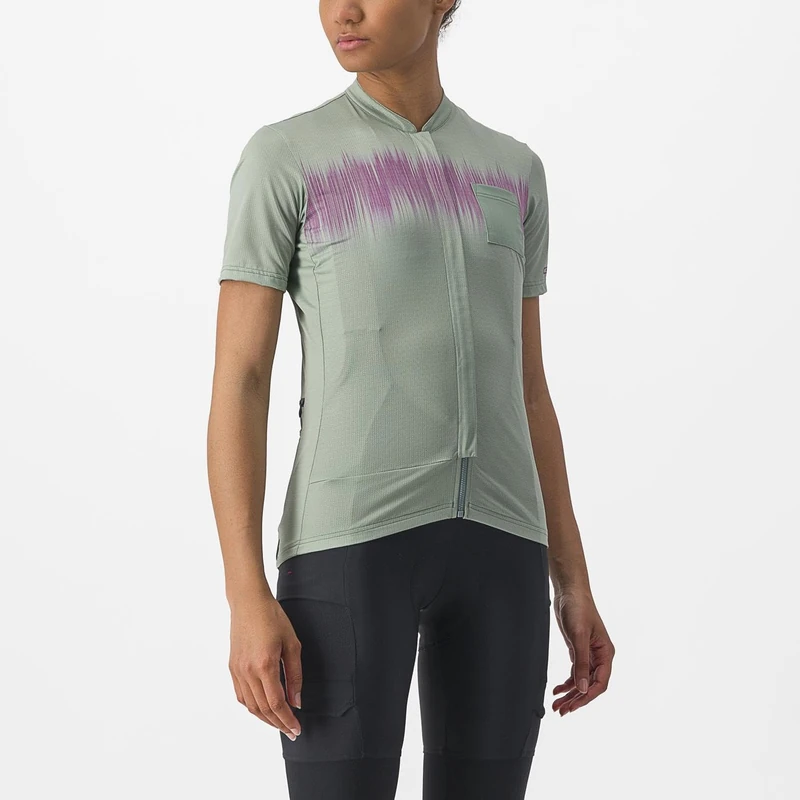 CASTELLI 4523046-346 Unlimited SENTIERO 2 Jersey Women's T-Shirt Defender Green L