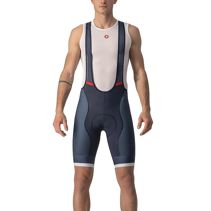 CASTELLI 4522003-424 COMPETIZIONE KIT BIBSHORT Men's Shorts Belgian Blue/White-Silver XXXL