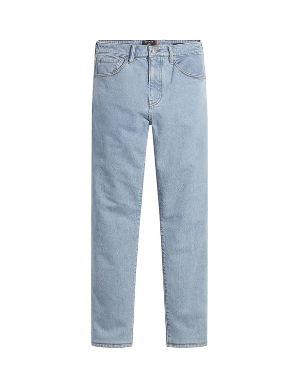DOCKERS Men's Smart 360 Flex Jean Cut Slim, Light Indigo Stonewash, 31W / 34L