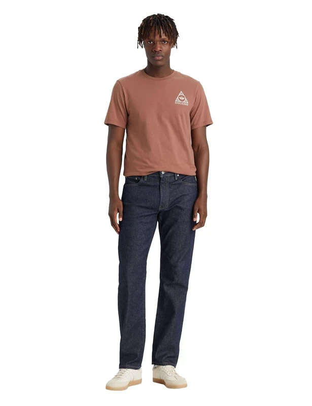 DOCKERS Men's Smart 360 Flex Jean Cut Slim, Dark Indigo Rinse, 34W / 32L