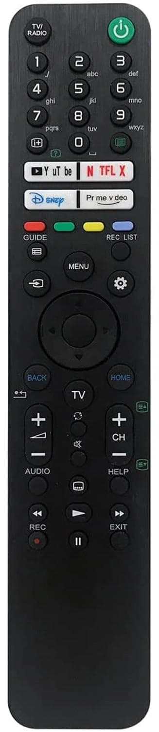RMF-TX520E Universal Remote Control Compatible for Sony RMF-TX621E RMF-TX520U RMF-TX621U KD-32W800 KD-55X85J KD-65X85J XR55A80J XR65A80J XR55A90J XR50X90J XR50X94J XR55X94J XR65X94J TV