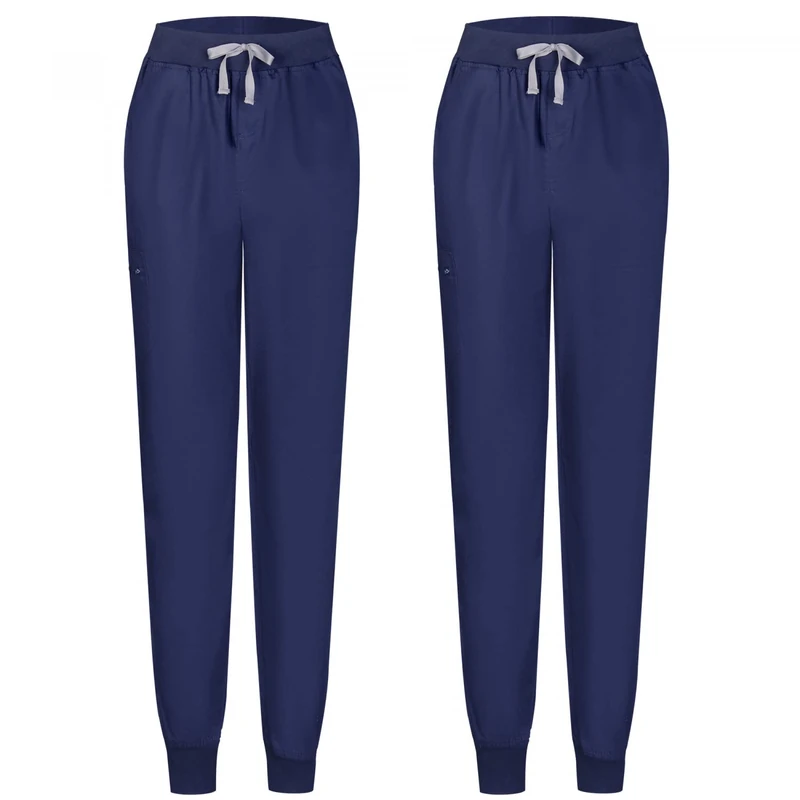 MISEMIYA - Set of 2 - Uniforms Medical Scrub Pants Unisex – Hospital Uniform Trousers - Ref.8312 - Medium, Navy Blue