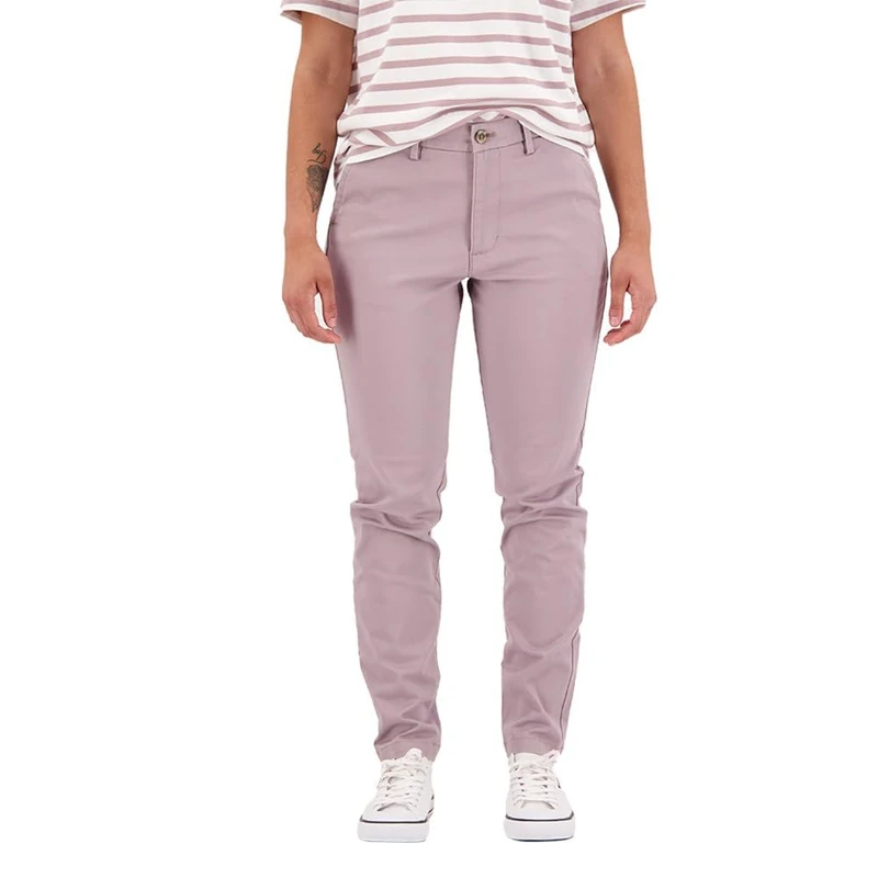 DOCKERS Women's Weekend Chino Slim Pants, PURPLE DOVE, 28W Long