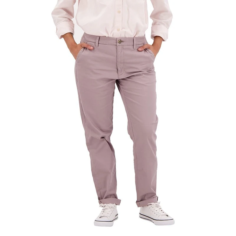 DOCKERS Women's Weekend Chino Slim Pants, PURPLE DOVE, 24W Long