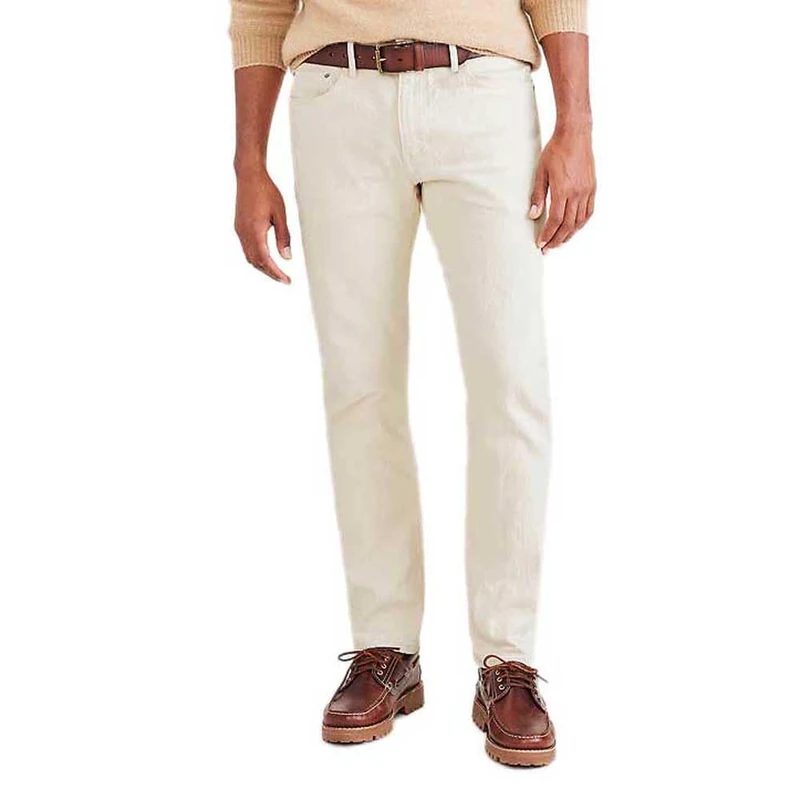 DOCKERS Men's Smart 360 Flex Jean Cut Slim, White Rigid, 30W / 32L
