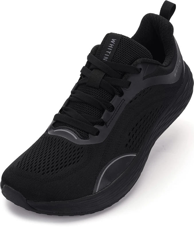 WHITIN Mens Sneaker,Walking,Loafers, Black, 10 US Wide