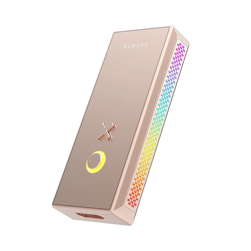 Hidizs S10 Single-ended & Balanced MQA Dongle, MQA 16X, PCM 32Bit/384kHz, DSD256, Portable Audio Decoding Amplifier with RGB LED Light for Android, Windows, Mac OS, iPad OS, iOS