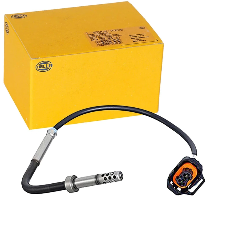 HELLA 6PT 010 376-421 Sensor, Exhaust Gas Temperature - 2-Pole - Screwed - Cable: 180 mm