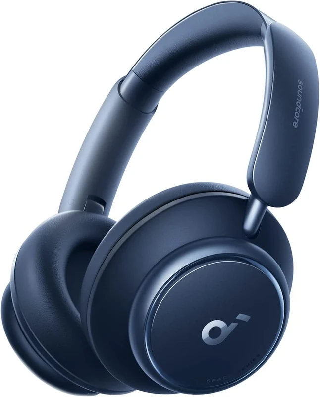 soundcore by Anker Space Q45 Adaptive Noise Cancelling Headphones, Reduce Noise By Up to 98%, Ultra Long 50H Playtime, App Control, Hi-Res Sound with Details, Bluetooth 5.3 (Blue)