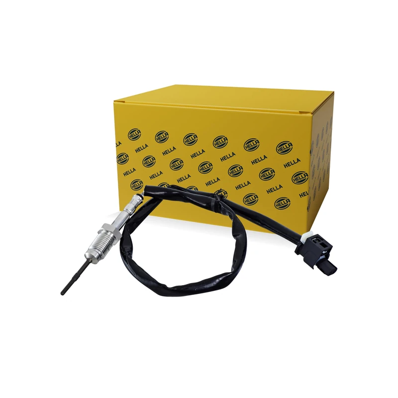 HELLA 6PT 010 376-571 Sensor, Exhaust Gas Temperature – 2-Pin – Screwed – Cable: 370 mm