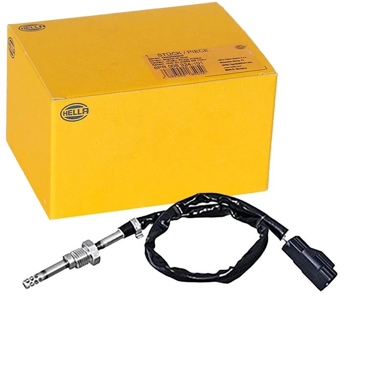 HELLA 6PT 010 376-401 Sensor, Exhaust Gas Temperature - 2-Pole - Screwed - Cable: 390 mm - Image 1