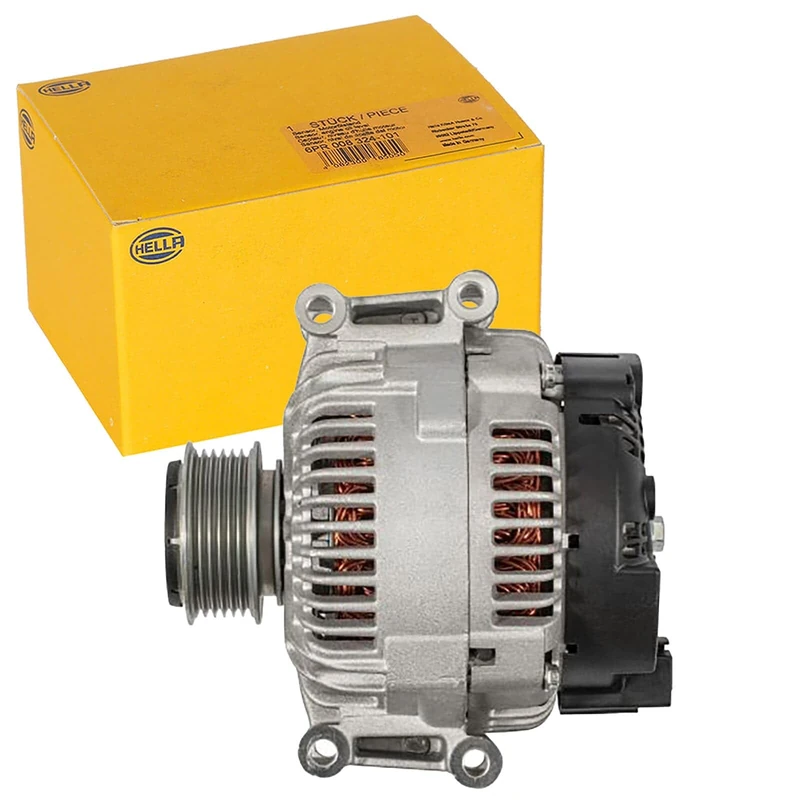 HELLA - Generator/Alternator - 14V - 180A - for Audi A6 C6 (4F2) - 8EL 015 637-051