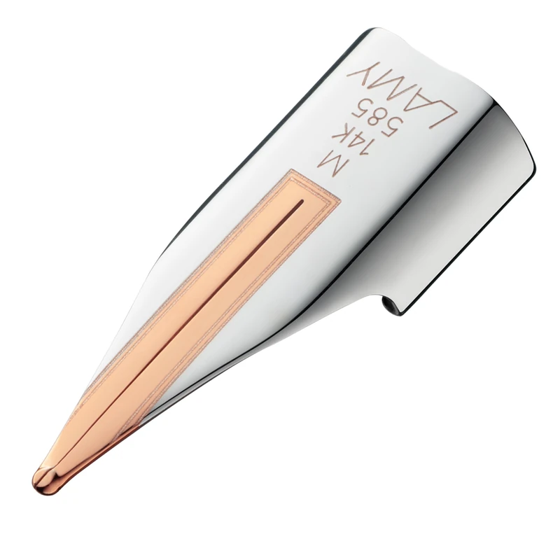 Lamy Z 58 Nib 888-14 Carat Gold Nib Bicolour (Silver Rose Gold) - Partially Palladinated - Suitable Dialog cc Fountain Pen - Nib Size M