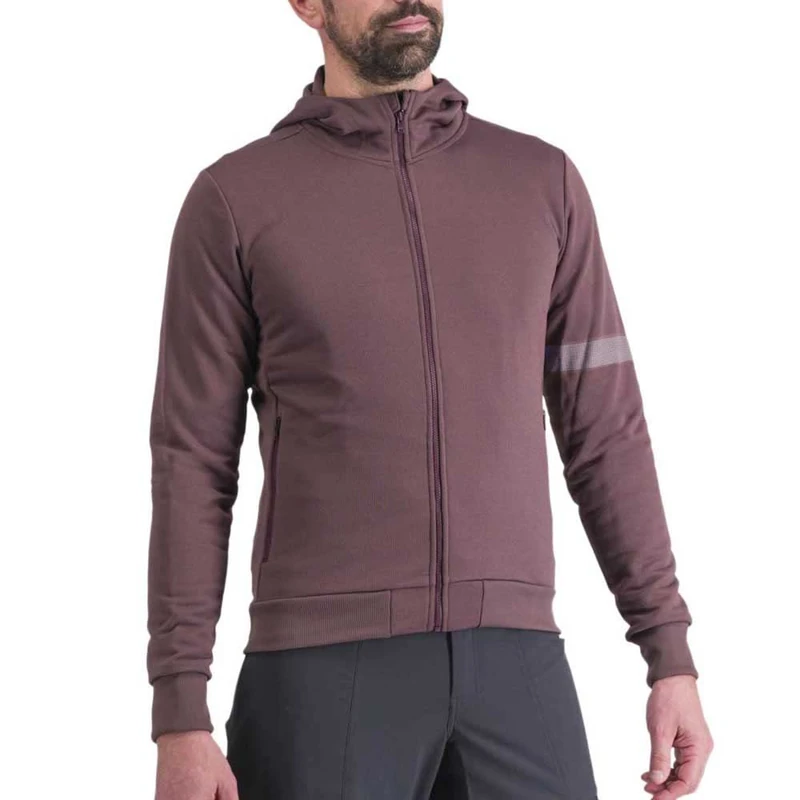 Sportful 1121045-623 GIARA HOODIE Men's Sweatshirt HUCKLEBERRY L