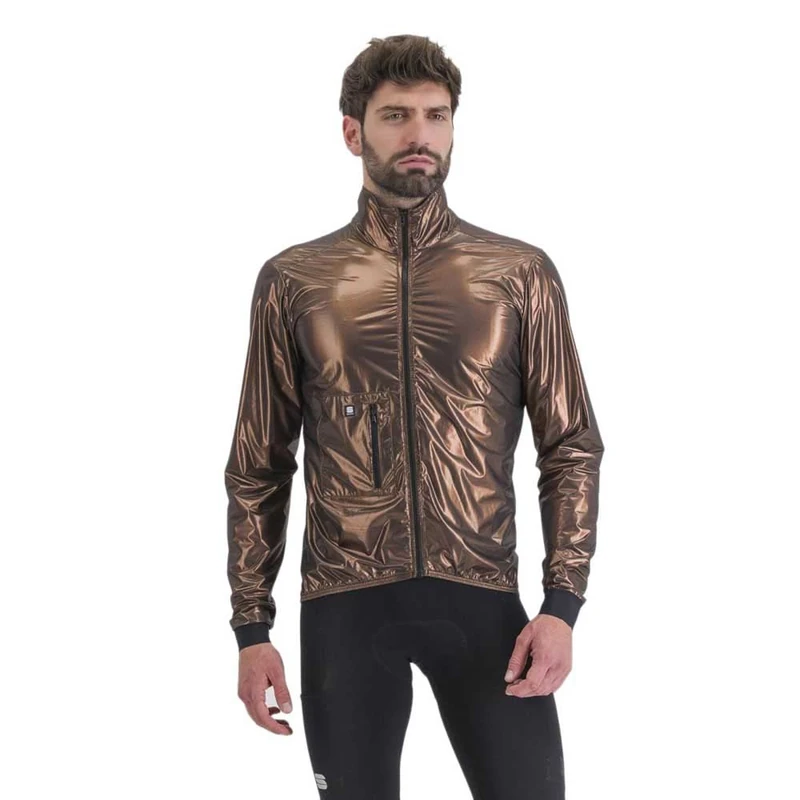Sportful 1123003-038 GIARA PACKABLE JACKET Men's Jacket METAL BRONZE XL
