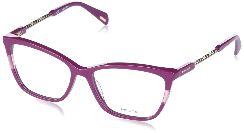 Police VPLC28 07E4 Eyewear Unisex Acetate + Metal, Standard, 55