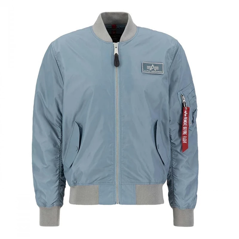 Alpha Industries MA-1 TTC Bomber Jacket for Men Greyblue