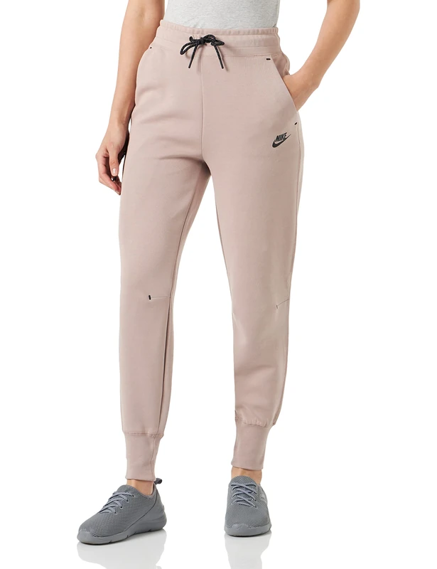 Nike NSW Tch FLC Essntl Hr Pants Diffused Taupe/Black XXS