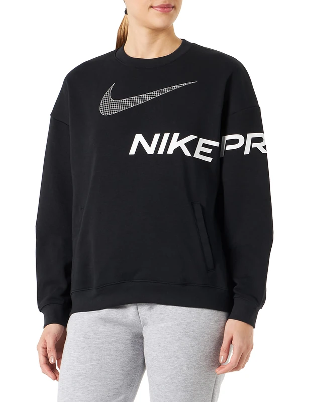 NIKE Grx Crew Sweatshirt Black/Iron Grey/White XL