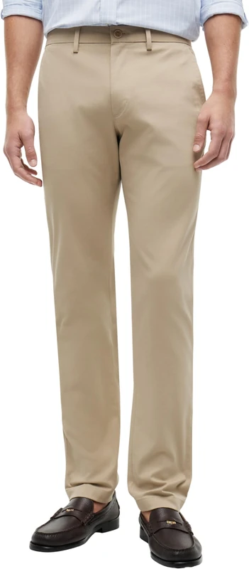 Tommy Hilfiger Men’s Core Bleecker 1985 Pima Cotton Chinos, Beige (Batique Khaki), 34W/28L