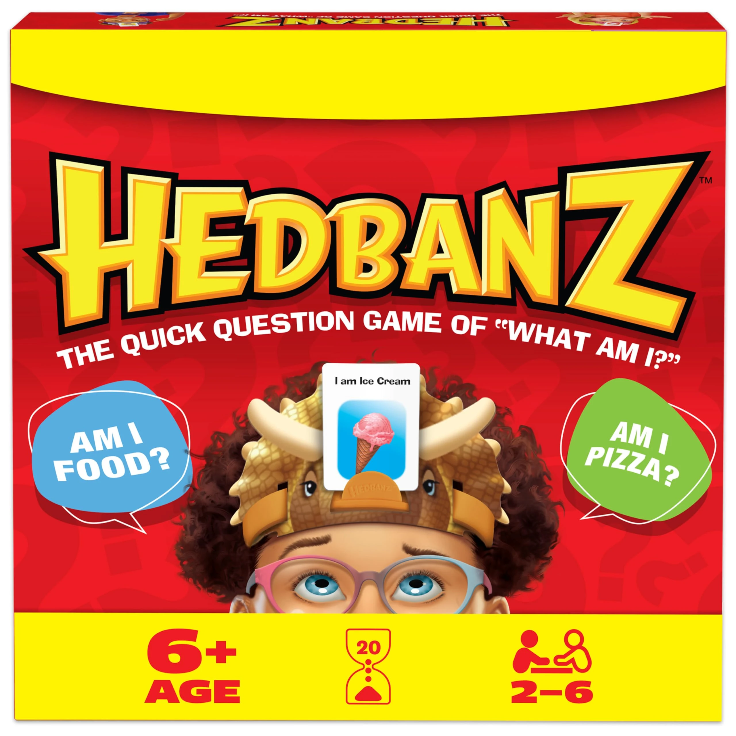 Hedbanz 2nd Edition Picture Guessing Board Game Family Games & Kids’ Games for Kids Aged 6 and up