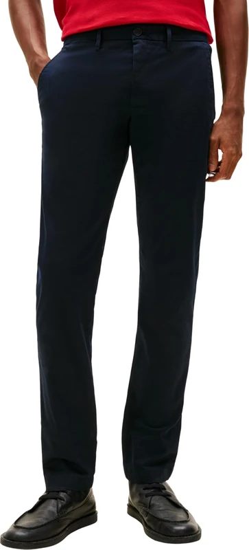 Tommy Hilfiger Men’s Core Bleecker 1985 Pima Cotton Chinos, Blue (Desert Sky), 33W/28L
