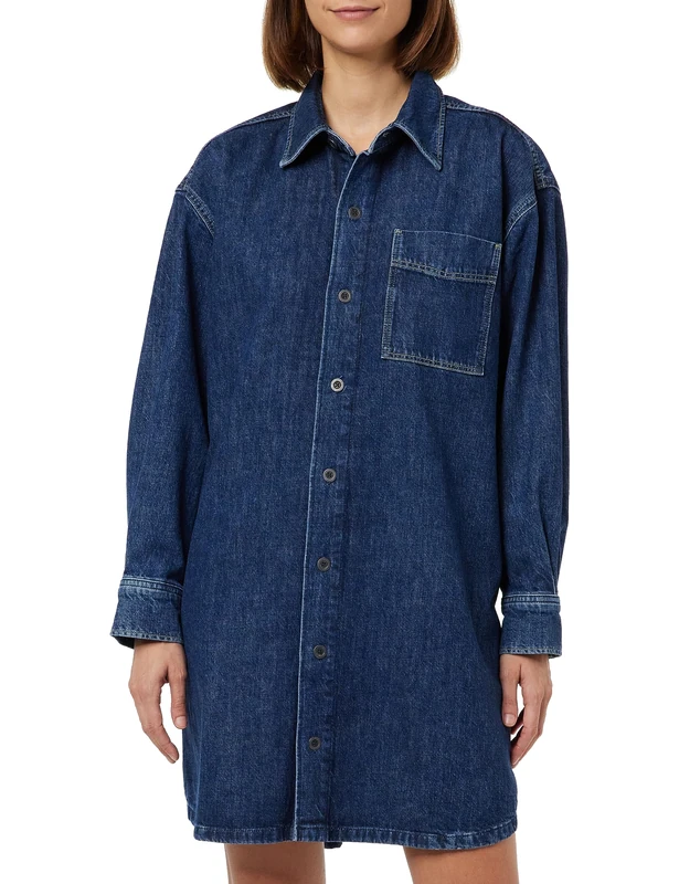 G-Star Women's Oversized denim dress, Blue (antique waterfront D23675-D301-G228), M - Image 1