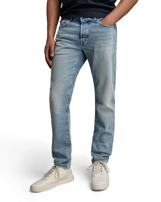 G-Star Men's 3301 Slim Fit Jeans, Blue (vintage olympic blue 51001-D434-D905), 33W / 34L - Image 1