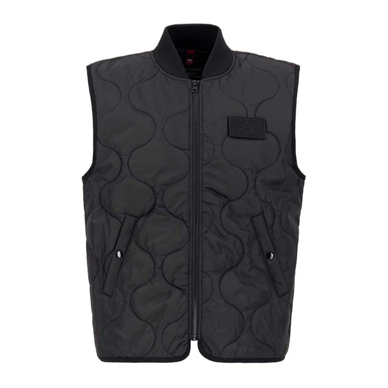ALPHA INDUSTRIES Men's ALS Vest Waistcoat, 03-black,