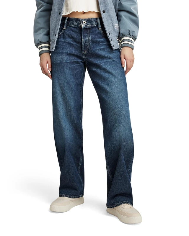 G-Star Women's Judee Loose Low Waist Jeans, Blue (worn in himalayan blue D22889-D317-G122), 29W / 30L