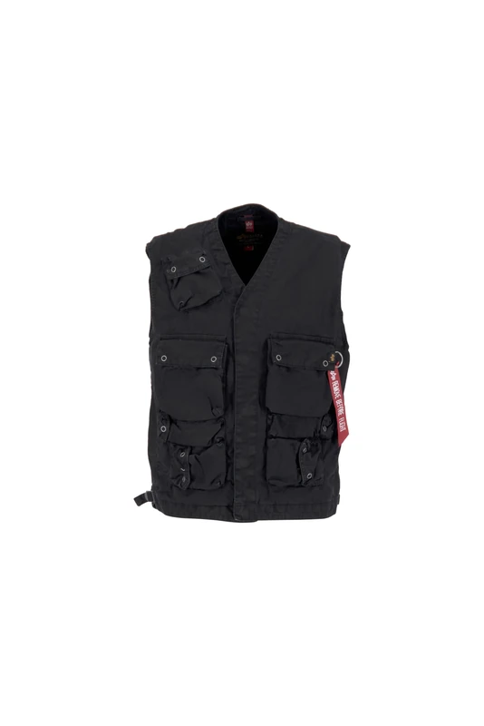 Alpha Industries Military Vest for Men Black