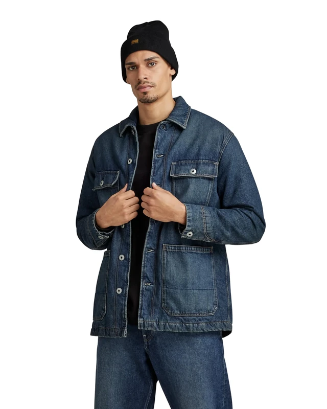 G-Star Men's Chore Padded Jacket, Blue (antique tennessee D23588-D317-G138), XS