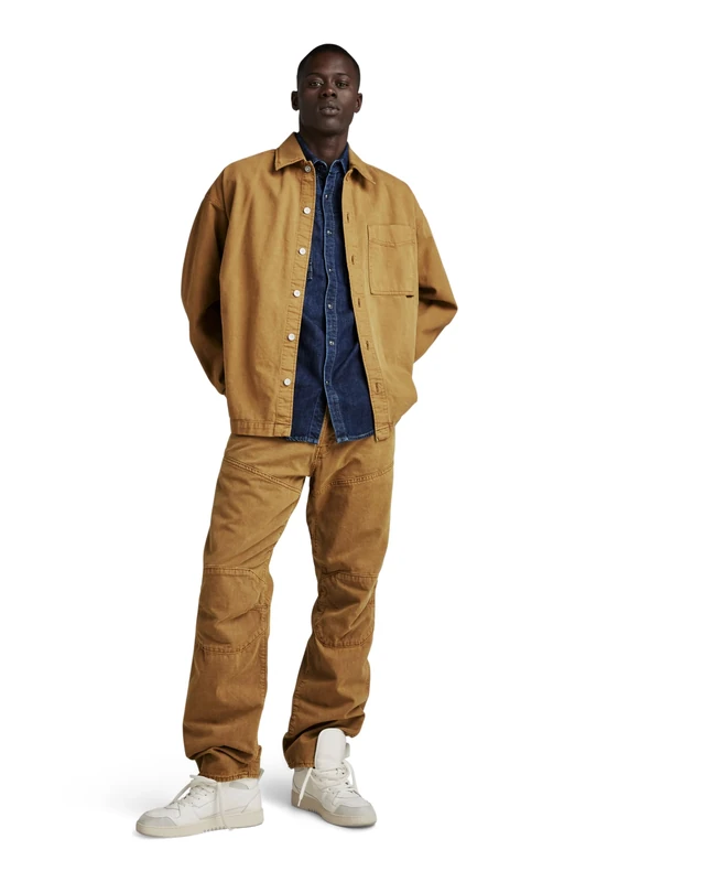 G-Star Men's G-STAR Elwood 3D Regular Jeans, Brown (rainbow tobacco gd D23699-D491-G235), 27W / 32L