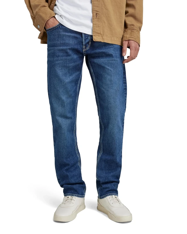 G-Star Men's Mosa Straight Jeans, Blue (faded atlantic ocean D23692-C052-G119), 31W / 34L