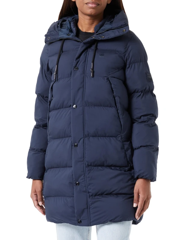 G-Star Women's Whistler Parka Puffer wmn, Blue (salute D23535-D199-C742), L