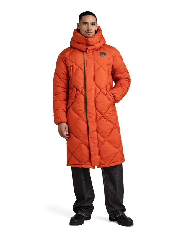 G-Star Men's G- Whistler XL long blanket, Orange (rooibos tea D23633-D199-G052), L