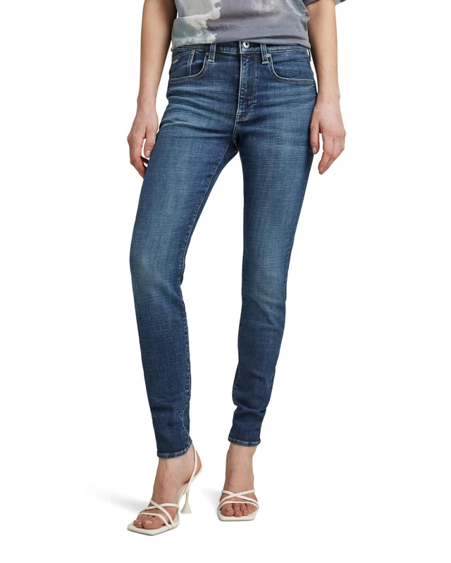G-Star Women's Lhana Skinny Jeans, Blue (worn in himalayan blue D19079-C051-G122), 26W / 28L - Image 1