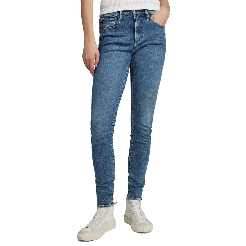G-Star Women's 3301 Skinny Jeans, Blue (faded miami blue D05175-D188-G141), 27W / 34L
