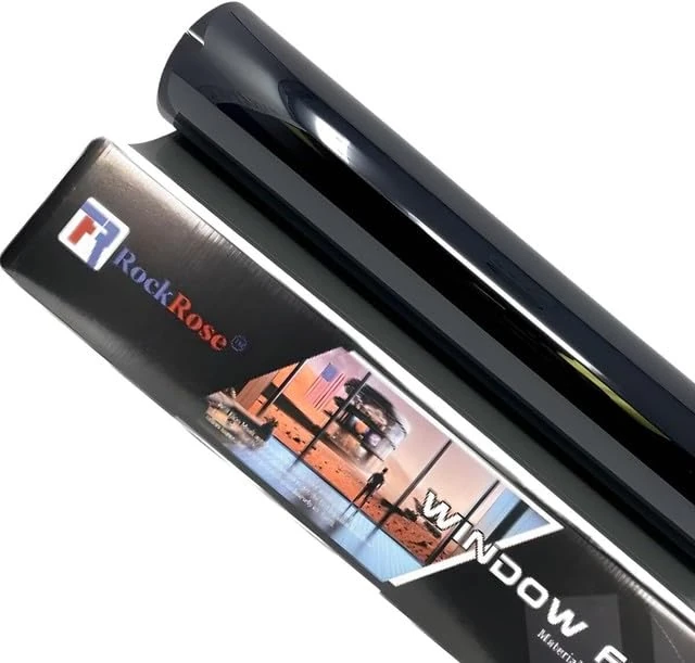 RockRose 1% Premium Carbon Car Window Tint 30 CM X 30M 2PLY Charcoal Privacy Film Heat, UV, and IRR Block Tint for Cars or Home Adhesive Film Easy Shrink, Plotter Friendly Pro Grade