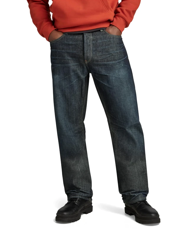 G-Star Men's Dakota Regular Straight Jeans, Multicolour (raw denim processed D23691-D433-8961), 32W / 32L