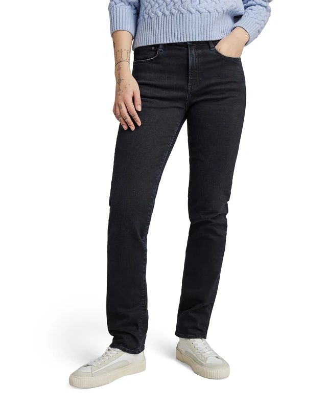 G-Star Women's Ace 2.0 Slim Straight Jeans, Blue (worn in midnight blue od D23638-C293-G116), 25W / 30L