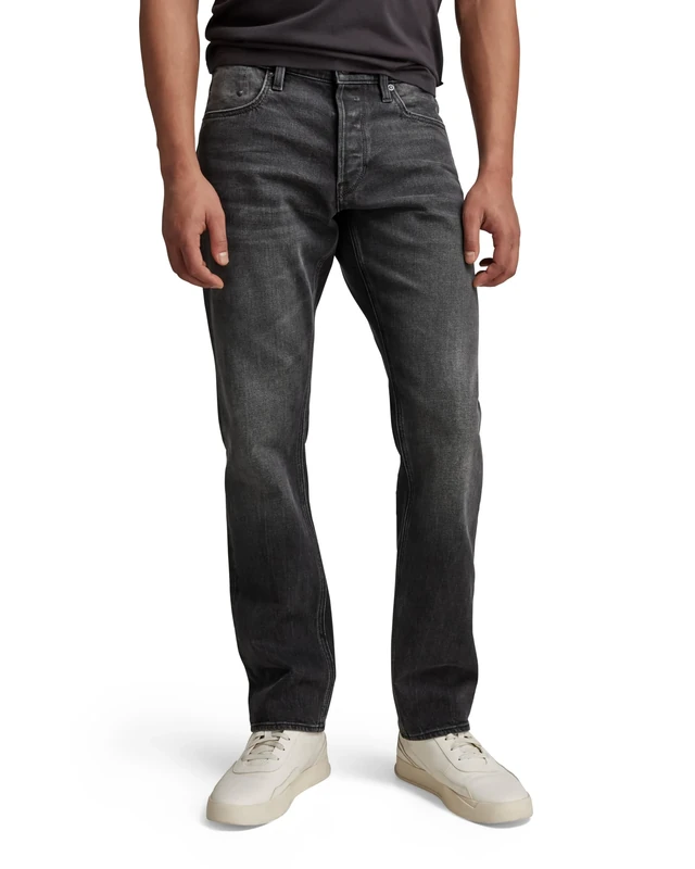 G-Star Men's Mosa Straight Jeans, Black (worn in black moon D23692-B479-G108), 40W / 36L - Image 1