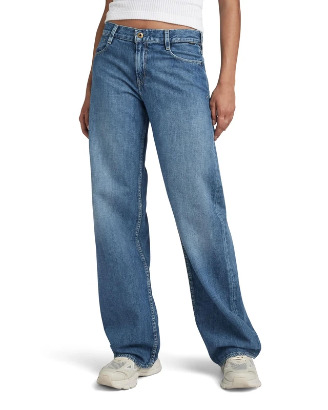 G-Star Women's Judee Loose Low Waist Jeans, Blue (faded waterfront D22889-D301-D895), 31W / 32L