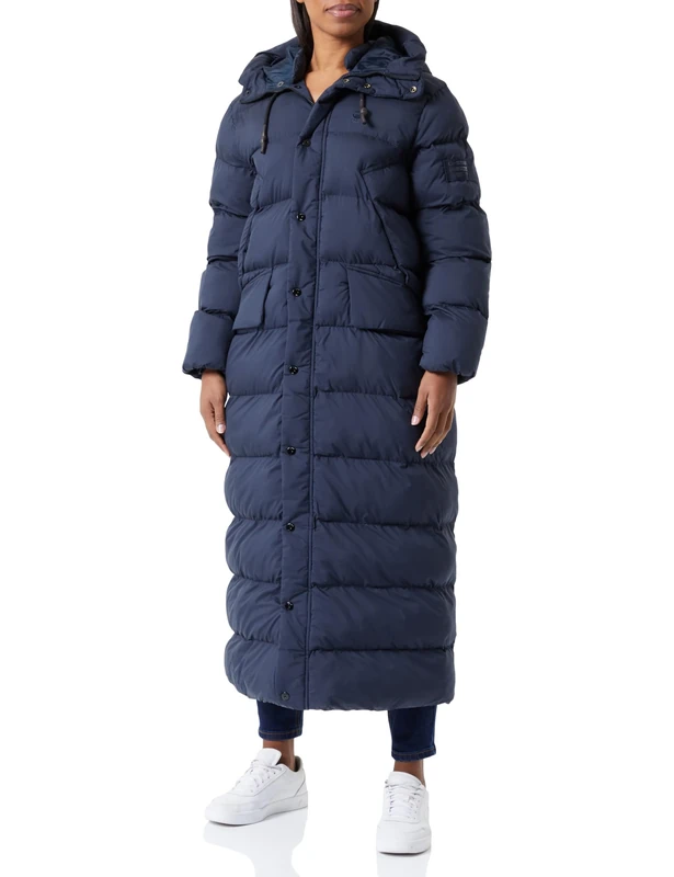G-Star Women's Whistler Long Puffer wmn, Blue (salute D23537-D199-C742), XL