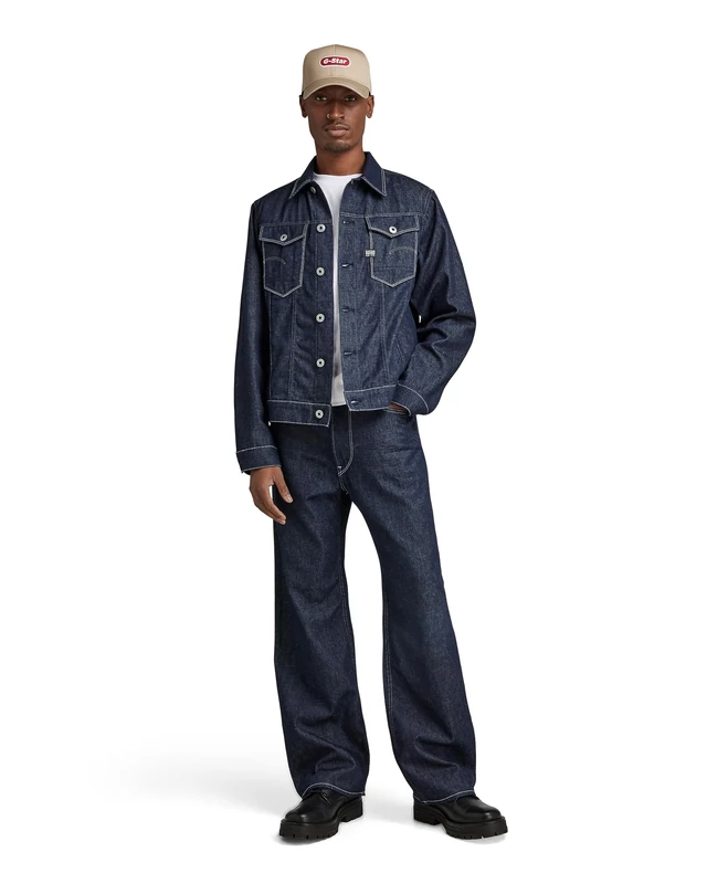 G-Star Men's Arc Jacket, Blue (raw denim D23957-D443-001), S