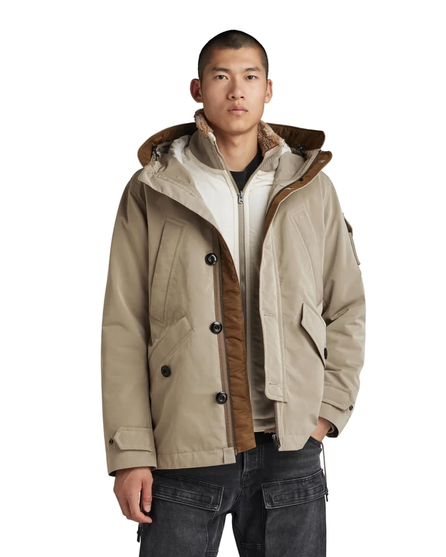 G-Star Men's 2-in-1 Adaptable Vodan Jkt, Grey (elephant skin D22521-C408-G106), M