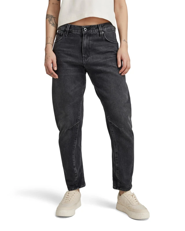 G-Star Women's Arc 3D Boyfriend Jeans, Black (worn in black smoke D19821-D291-G111), 32W / 32L
